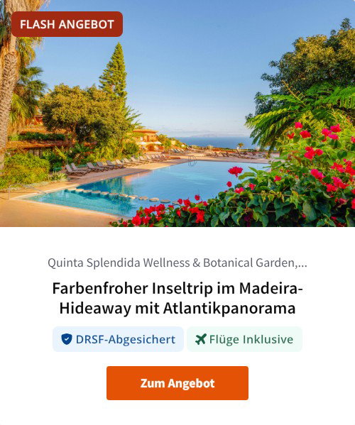 Farbenfroher Inseltrip im Madeira-Hideaway mit Atlantikpanorama
