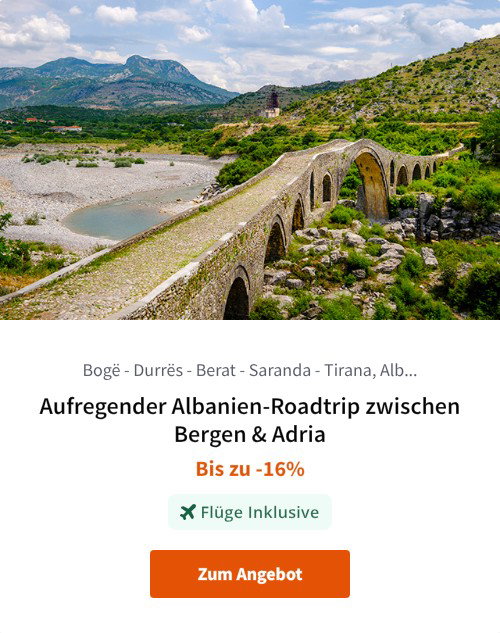 Aufregender Albanien-Roadtrip zwischen Bergen &amp; Adria