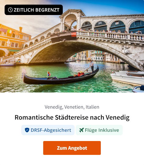 Romantische Städtereise nach Venedig
