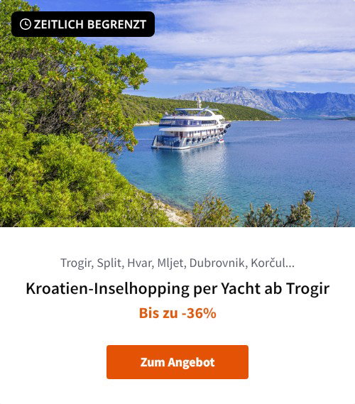 Kroatien-Inselhopping per Yacht ab Trogir