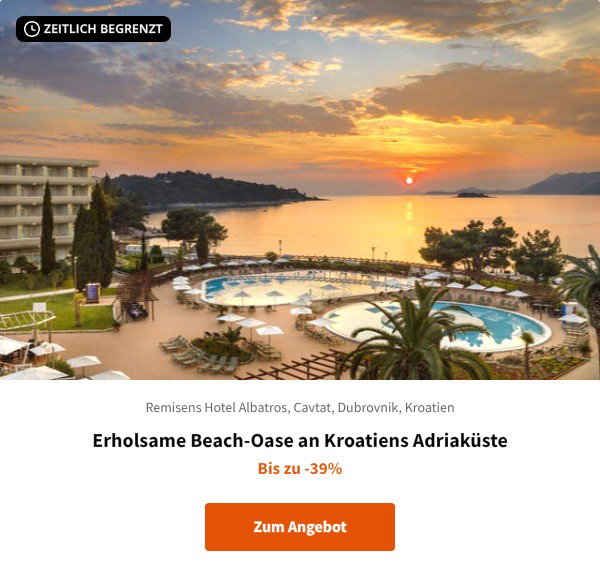 Erholsame Beach-Oase an Kroatiens Adriaküste