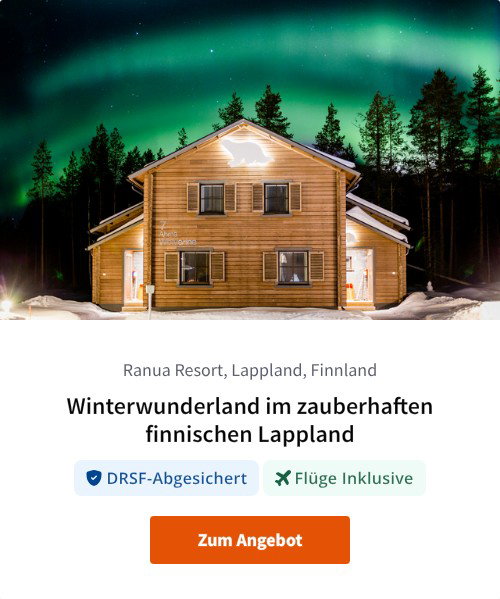 Winterwunderland im zauberhaften finnischen Lappland