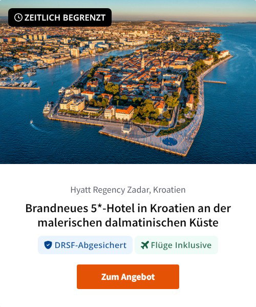 Brandneues 5*-Hotel in Kroatien an der malerischen dalmatinischen Küste