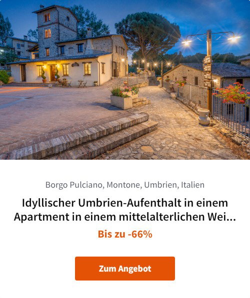 Idyllischer Umbrien-Aufenthalt in einem Apartment in einem mittelalterlichen Weiler