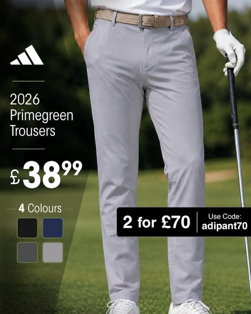 adidas Golf Mens Ultimate365 Primegreen Tapered Pant Trousers