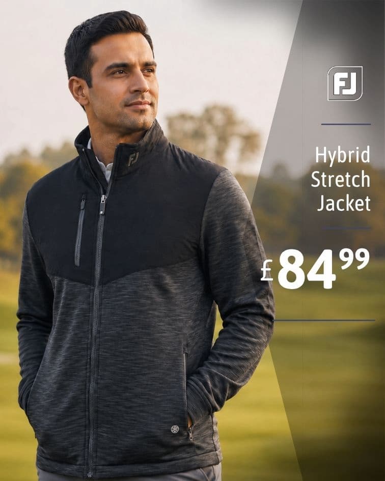 Footjoy Mens ThermoSeries Hybrid Moisture Wicking Stretch Golf Jacket