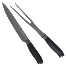 The Japanese Steel Carving Knife and Fork Set