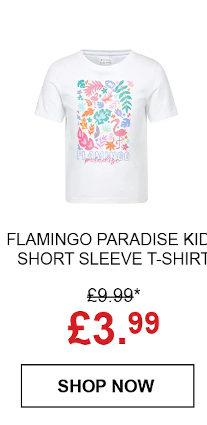 Flamingo Paradise Kids Short Sleeve T-Shirt
