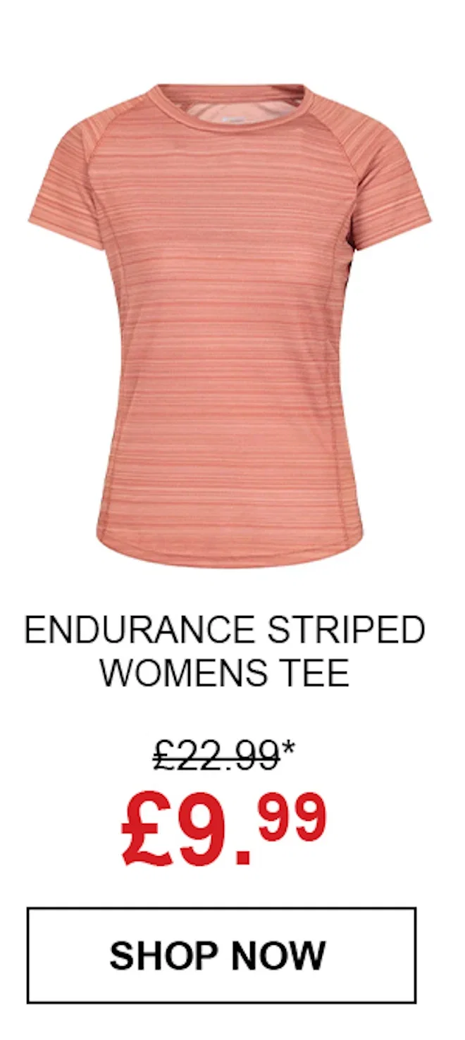 Endurance Striped Womens Tee