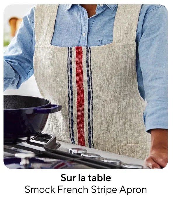 Sur La Table Smock French Stripe Apron