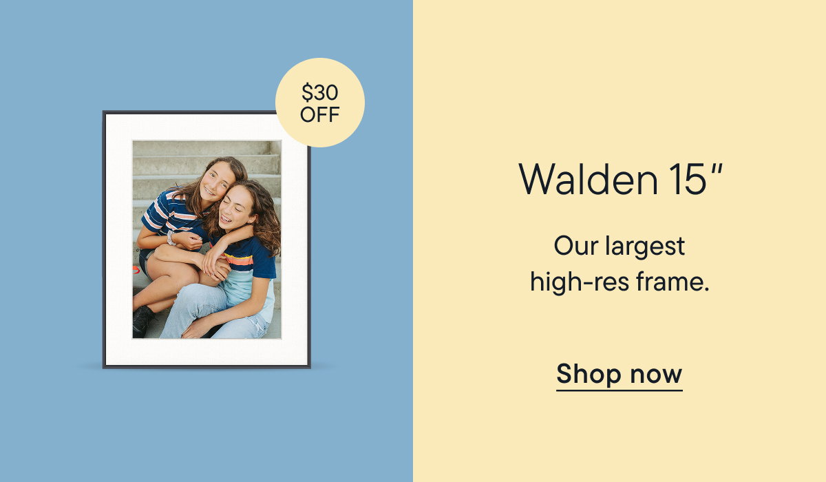 Walden 15". Our largest HD frame.