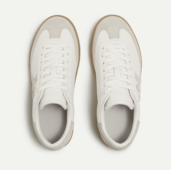 THE DASH FF T-Toe Suede Trainers - White