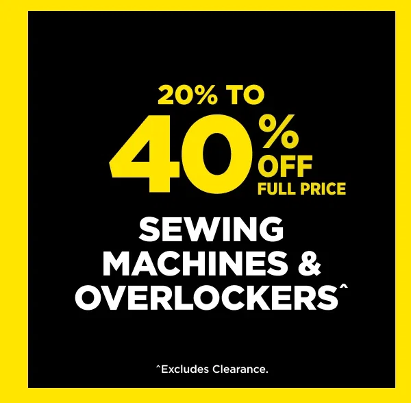 SEWING MACHINES & OVERLOCKERS^