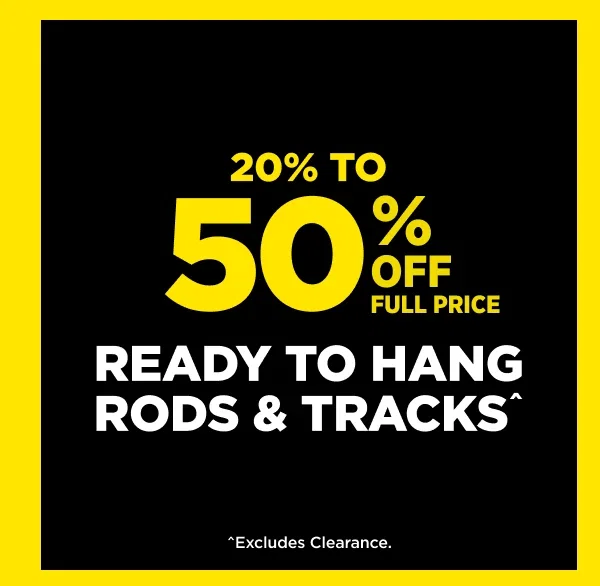 READY TO HANG RODS & TRACKS^