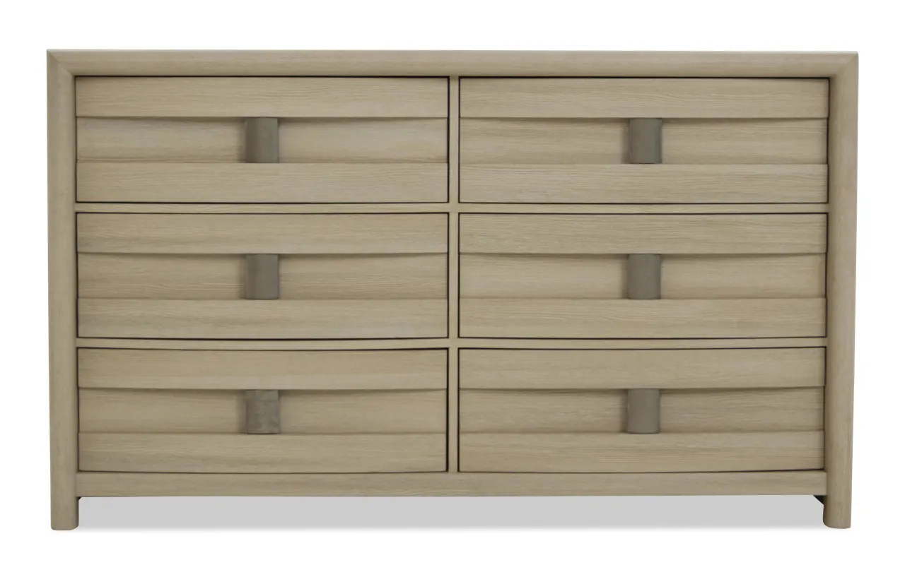 Echo Natural 6 Drawer Dresser