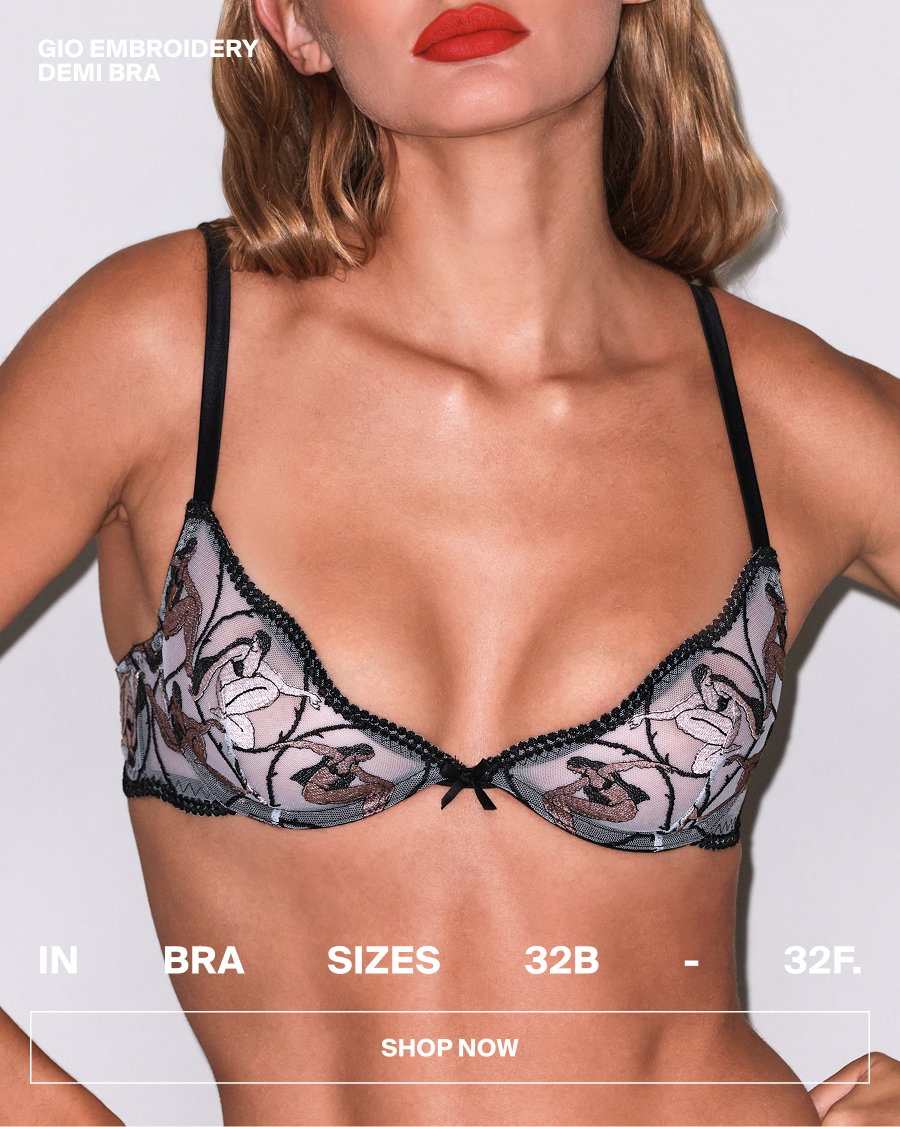 Gio Embroidery Demi Bra