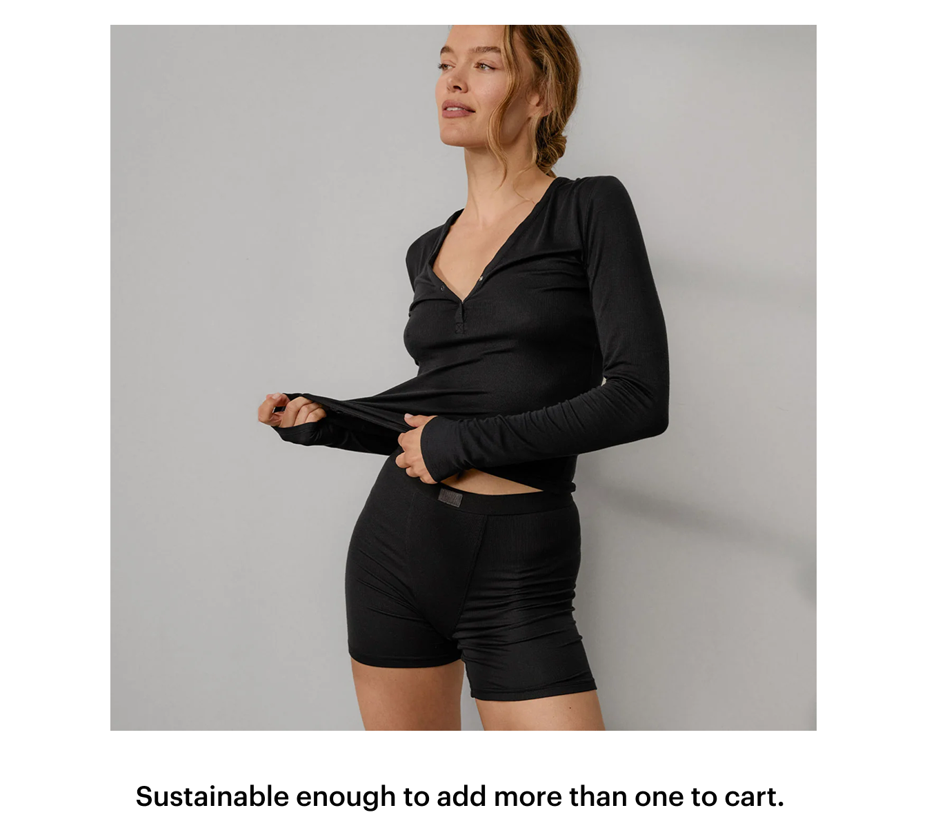 soft modal rib boyshort 