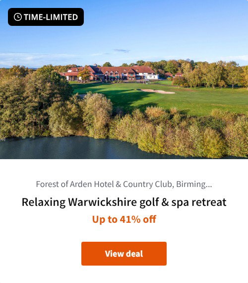 Relaxing Warwickshire golf &amp; spa retreat