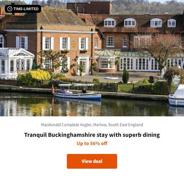 Tranquil Buckinghamshire stay with superb dining