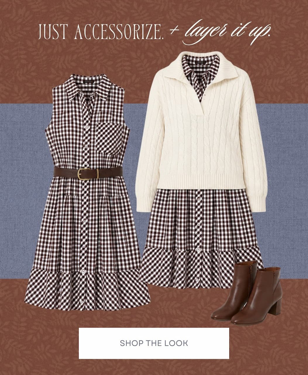"Just accessorize. + Layer it up. Shop the Look."