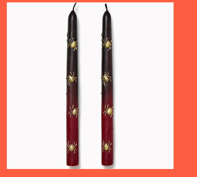 Spider Ombre Taper Candles