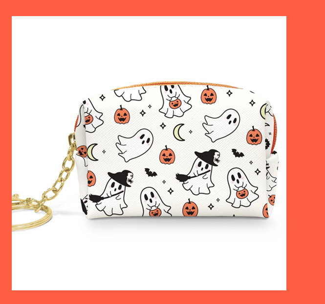 Spellbinding Halloween Key Chain Pouch