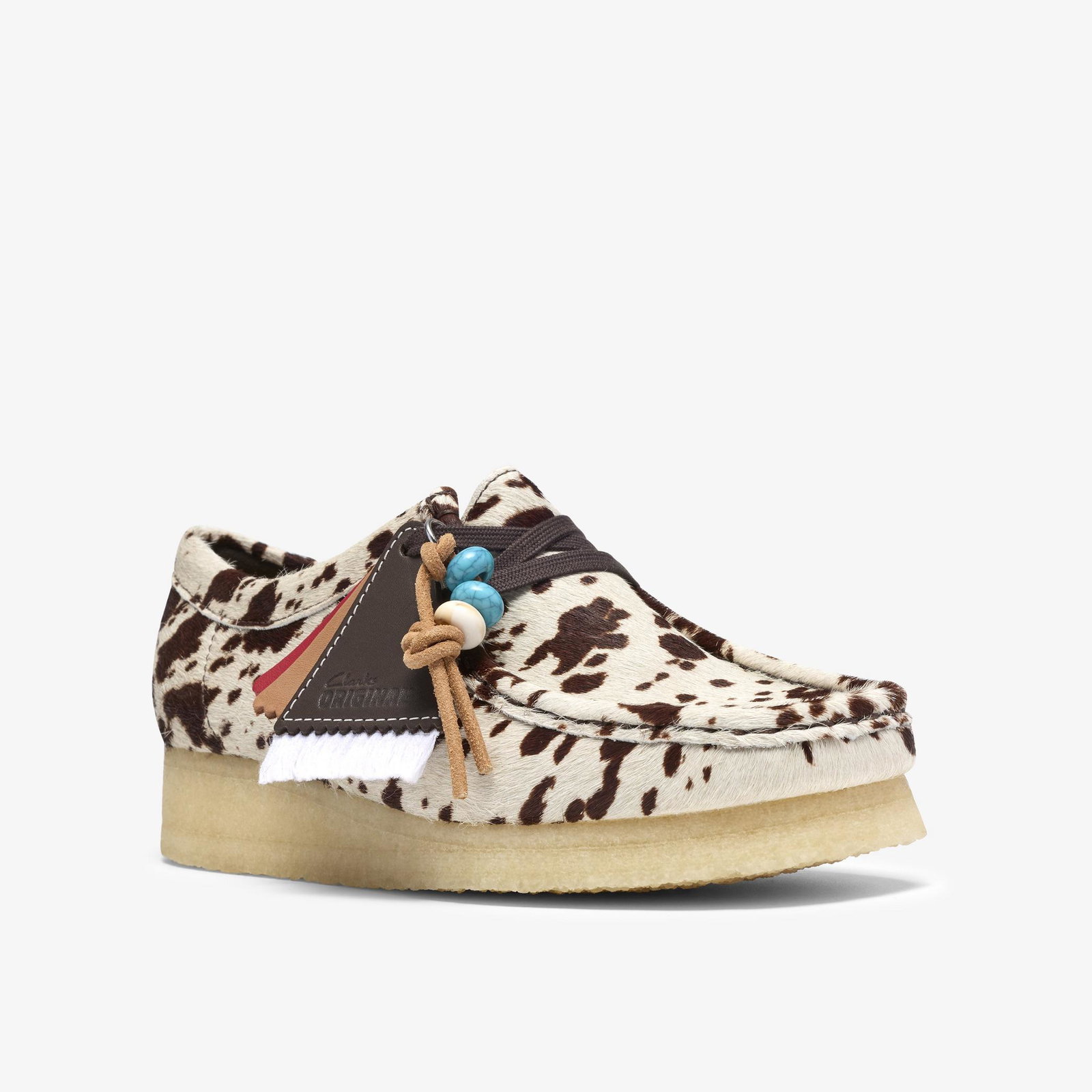 Shop Wallabee Brown Cow Print