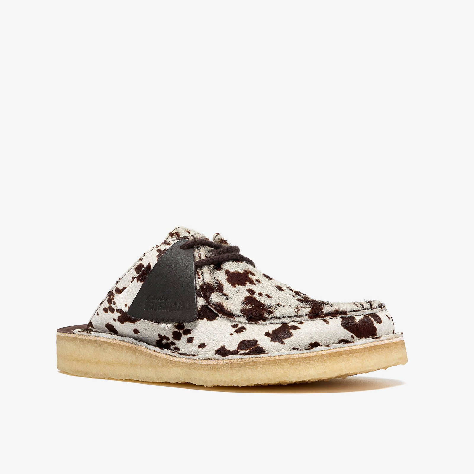 Shop Desert Nomad Mule Brown Cow Print