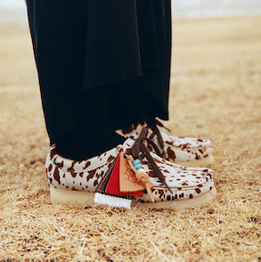 Shop Wallabee Brown Cow Print