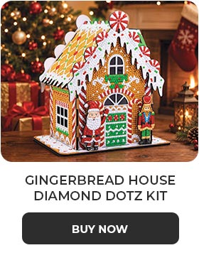 Gingerbread House Diamond Dotz Kit