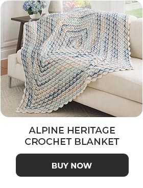Alpine Heritage Crochet Blanket