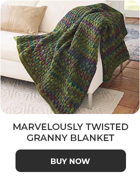 Marvelously Twisted Granny Crochet Blanket