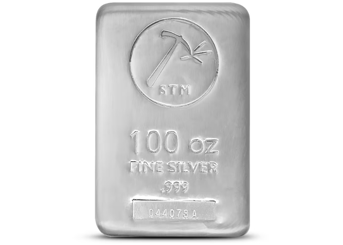 100 oz SilverTowne Silver Bar (New)