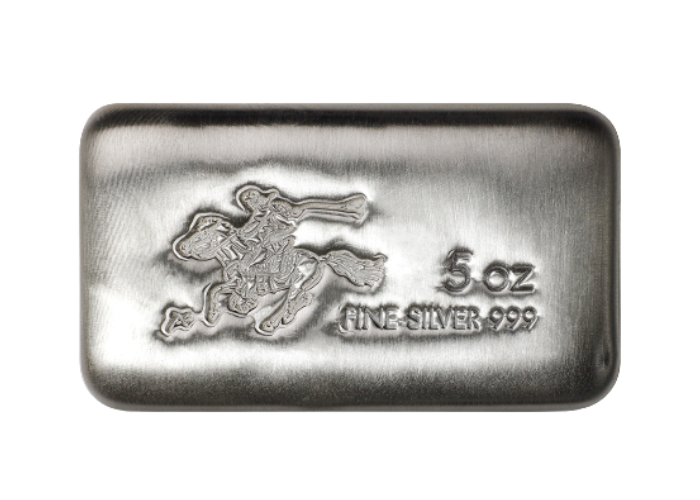 5 oz SilverTowne Pony Silver Bar (New)