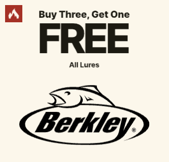 Buy 3, Get 1 Free on ALL Lures