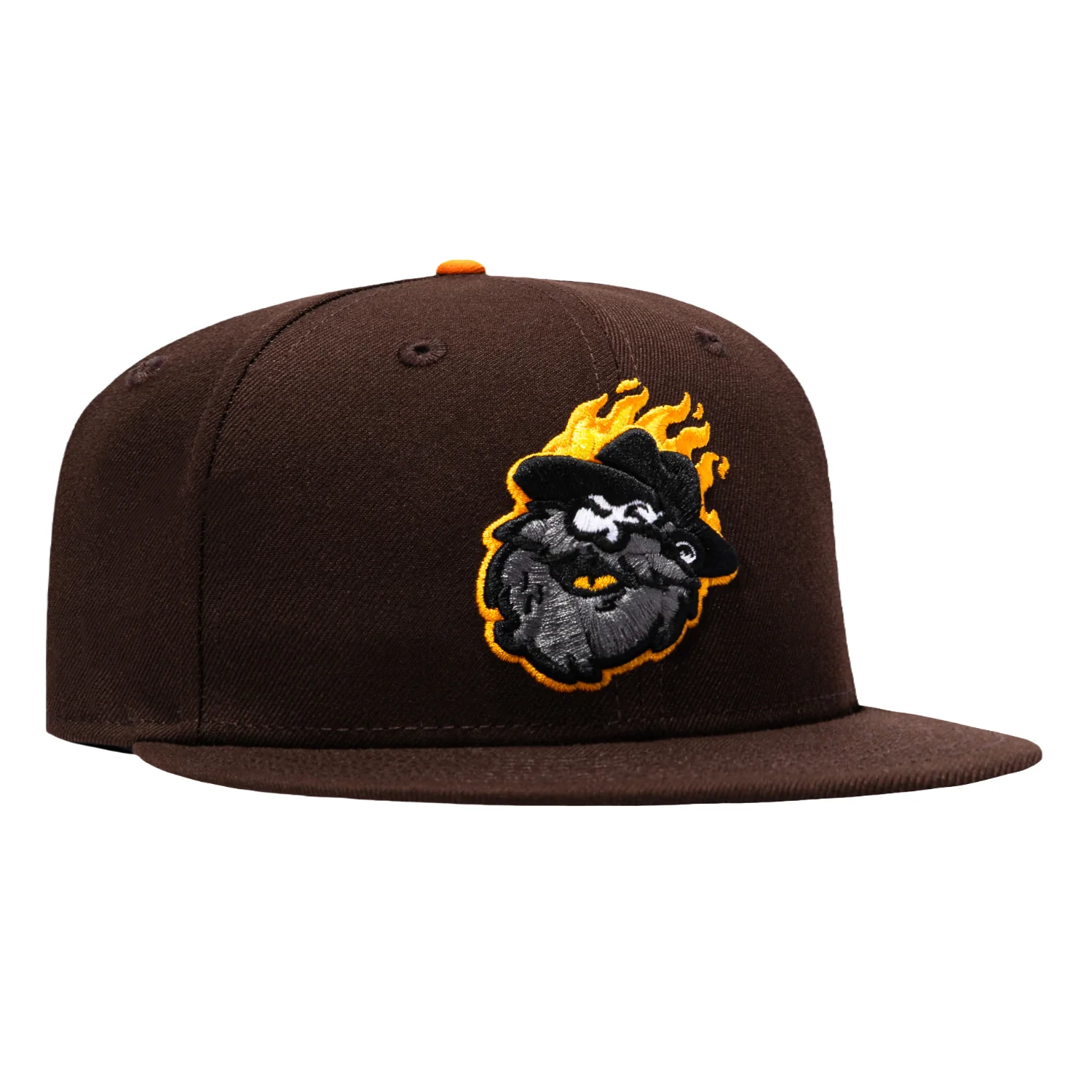 Image of New Era 59Fifty Bowling Green Hot Rods Bootleggers Alternate Hat - Brown