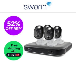 Swann Refurbished 4 Channel 4 x 4K Ultra HD Spotlight Camera DVR Security System Product Image