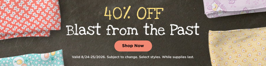 40% Off Blast from the past. Shop now. Valid through 8/25/26. Subject to change. Select styles. While supplies last.