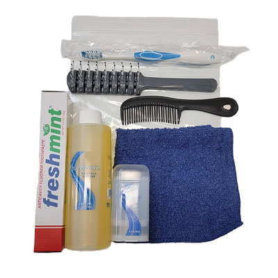 Adult Hygiene Kits - 7 Pieces
