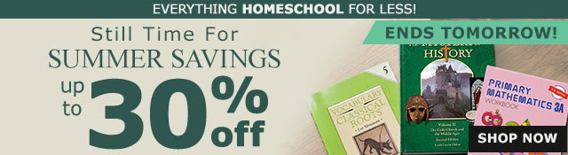 Homeschool Sale | Up to 30% Off