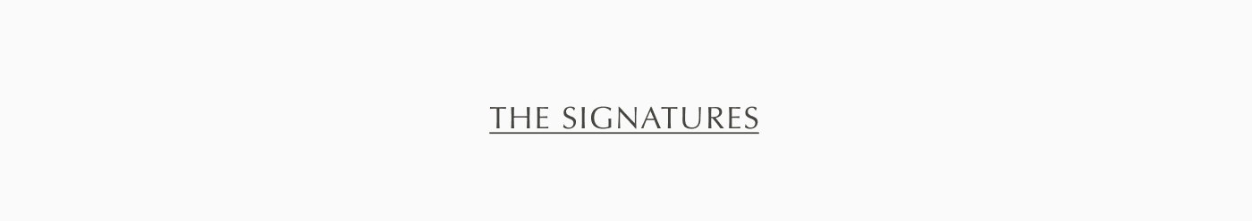 Signatures