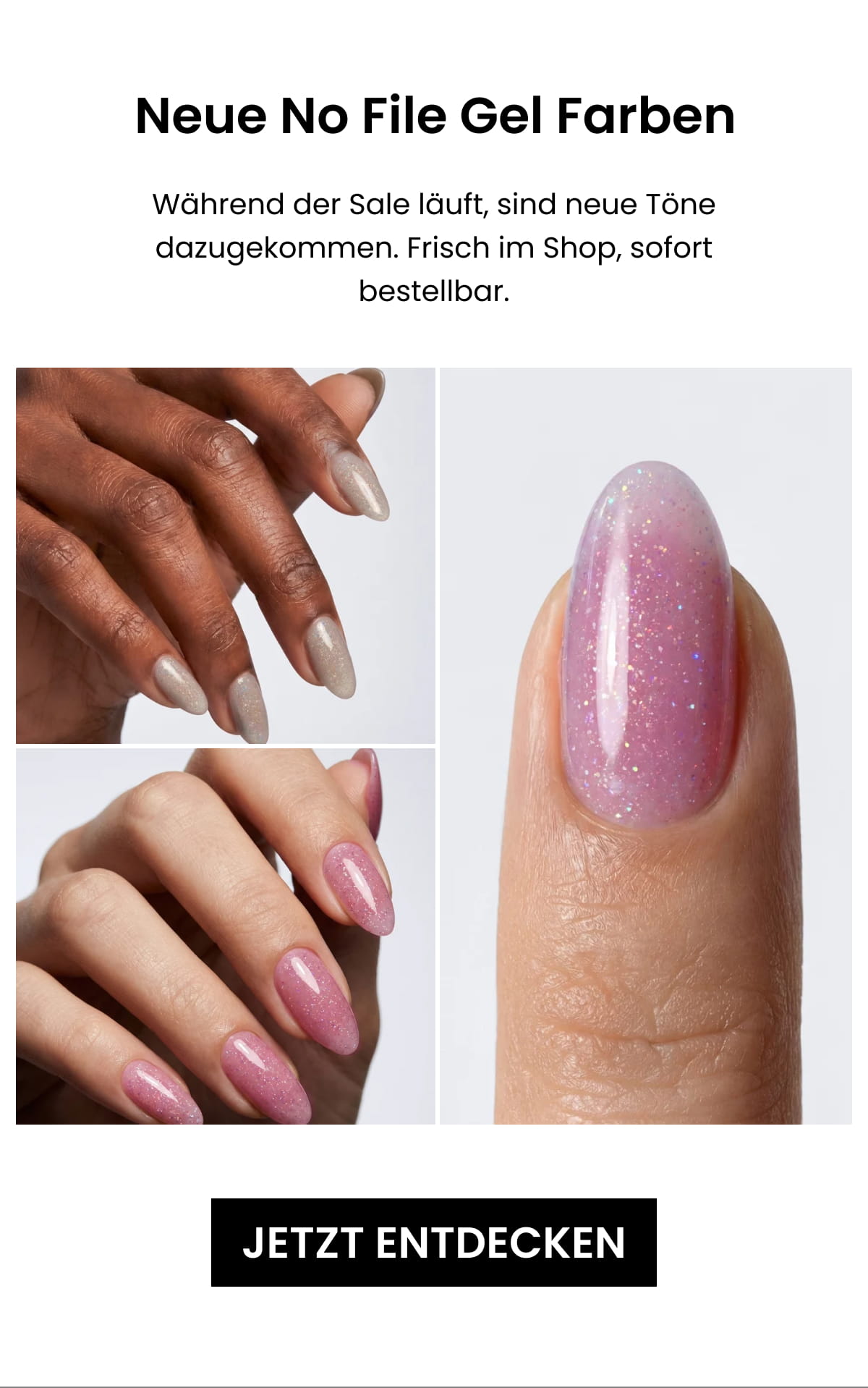 Neue No File Gel Farben