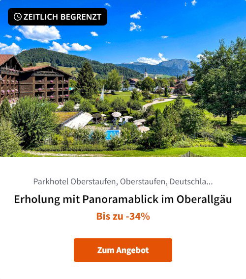 Erholung mit Panoramablick im Oberallgäu