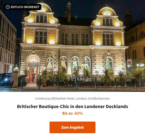 Britischer Boutique-Chic in den Londoner Docklands