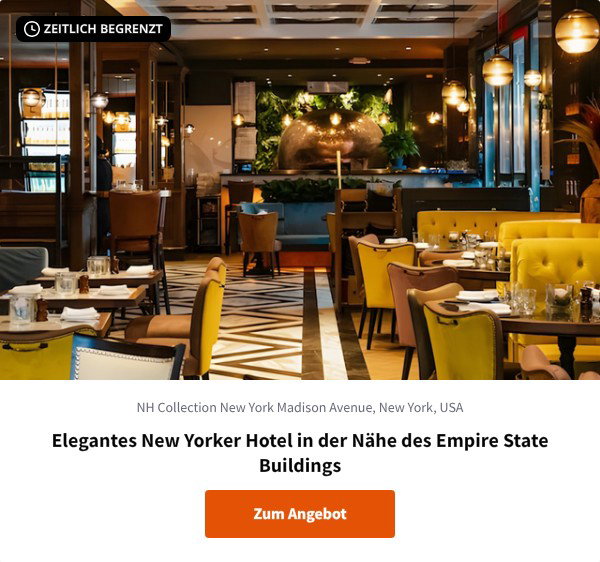 Elegantes New Yorker Hotel in der Nähe des Empire State Buildings