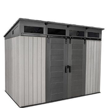 Lifetime 10' x 6.5' Barn Door Resin Outdoor Storage Shed