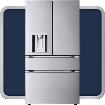 LG 29 cu. ft. Smart Standard-Depth MAX 4-Door French Door Refrigerator with Full-Convert Drawer