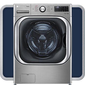LG 5.2 cu. ft. Mega Capacity Smart Wi-Fi Enabled Front Load Washer with TurboWash and Built-In Intelligence