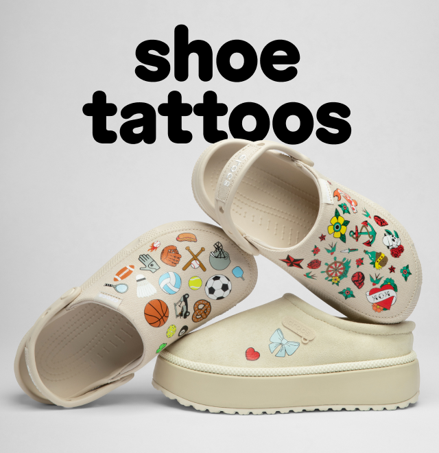 Shop Our Shoe
 Tattoos Today!