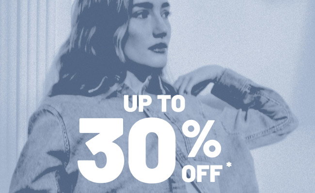 Up to 30% off*
